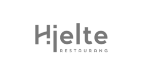 Hjelte restaurang logotyp